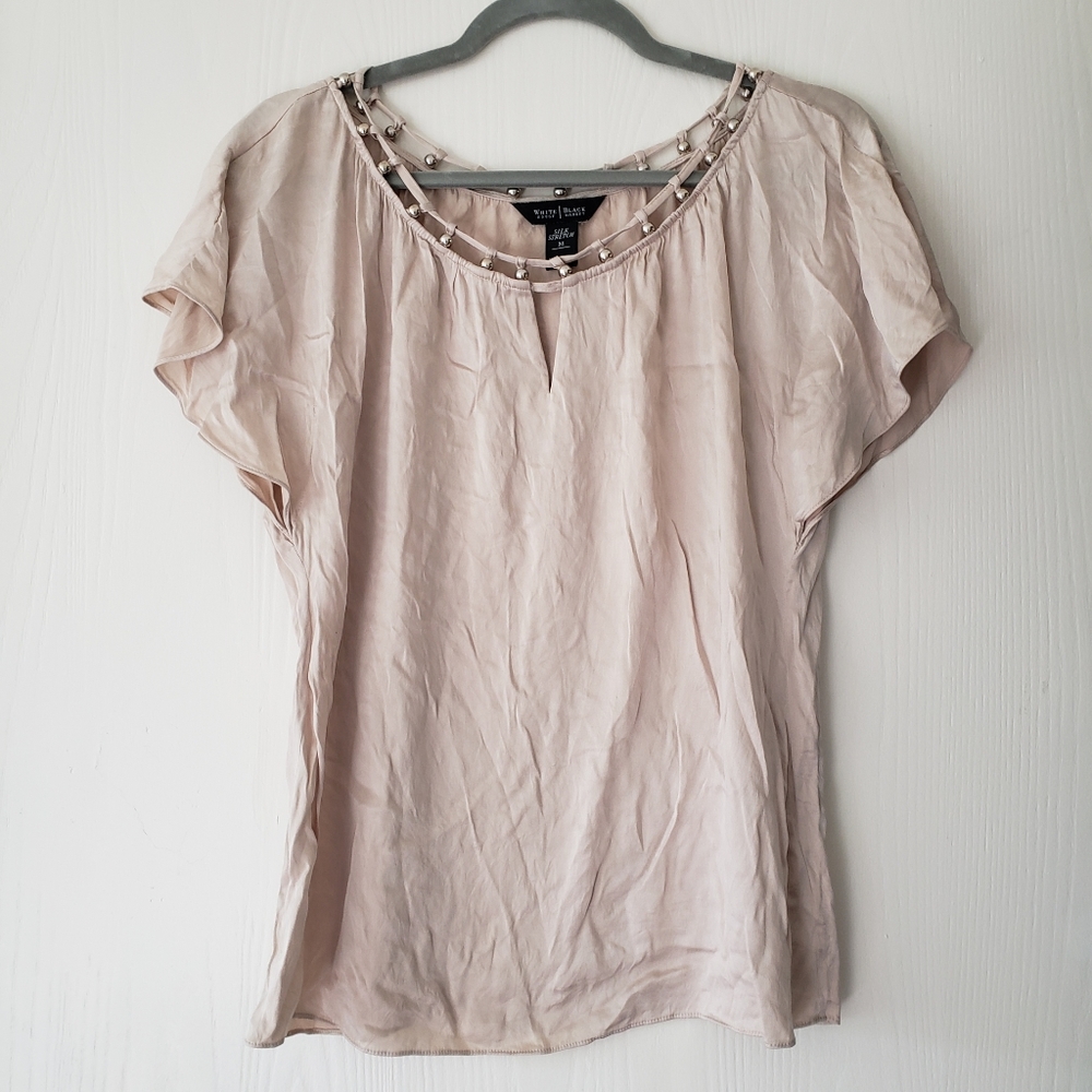 White House Black Market silk blouse